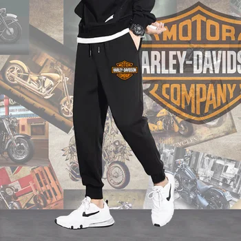 Новые весенние и осенние универсальные спортивные брюки Harleys с тяжелой ездой на локомотиве