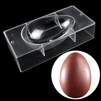 Пасхальное яйцо Шоколадная форма Большая поликарбонатная конфетная бомба Форма для кондитерских изделий Кондитерские изделия Инструменты для выпечки
