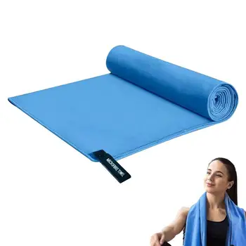 Полотенце для тренировок Полотенце для йоги Потовое полотенце для спорта Абсорбирующий полотенце для йоги для плавания из микрофибры Быстросохнущие полотенца для тренировок для пляжа