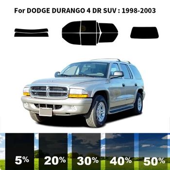  предварительно нарезанная нанокерамика автомобиль УФ тонировка окон комплект автомобильная оконная пленка для DODGE DURANGO 4 DR SUV 1998-2003