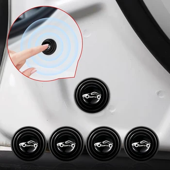  Прокладка амортизатора двери автомобиля Силиконовая клейкая наклейка для предотвращения столкновений для Renault Megane 2 3 4 Clio Kadjar Zoe Koleo