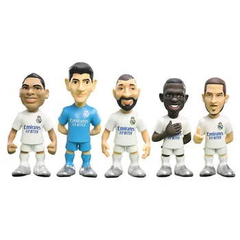 Реал Мадрид CF Коллекционные футбольные куклы звезды Бензема Куртуа Каземиро Азар Футбольные сувенирные куклы ручной работы 7 см Фигурки Игрушки