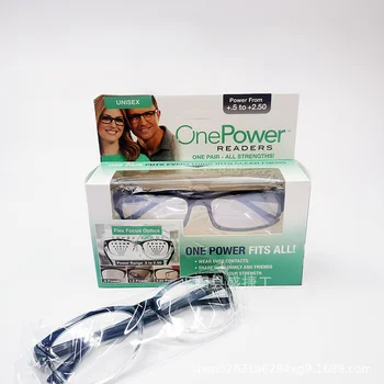 Регулируемые мультифокальные очки для чтения Автоматическая регулировка фокуса Optic One Power Readers Очки для чтения варьируются от 0,5 до 2,75