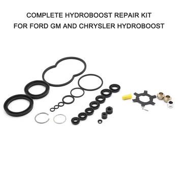 Ремонтный комплект Уплотнение Hydro-Boost Точный дубликат для тормозной системы Полный комплект уплотнений Замена для Ford GM и Chrysler Hydroboost