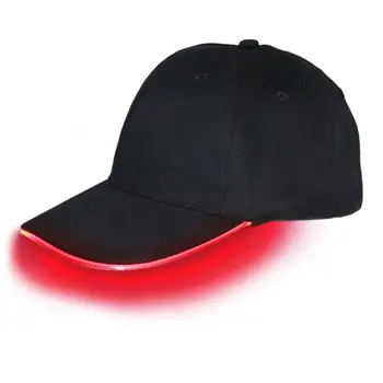  светодиодная шляпа бейсболки светодиодная защита от солнца светящаяся шляпа удобная регулируемая красная шляпа рождественский костюм с 4 режимами освещения для