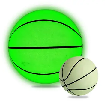 Светящийся в темноте баскетбольный мяч размера 7 ночная игра баскетбол PU кожа баскетбол для тренировок подарки на день рождения игрушки для освещения