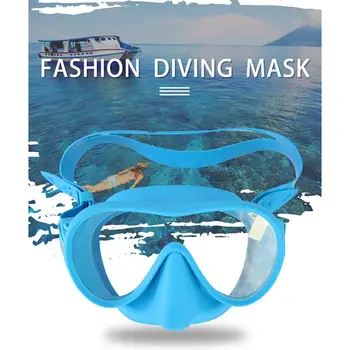  Силиконовая маска для дайвинга Антизапотевающая Легкая складная Большие полевые очки для дайвинга Подводное спасательное оборудование Распродажа