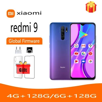 Смартфон Xiaomi Redmi 9, восьмиядерный Helio G80, 13-мегапиксельная квадрокамера, 5020 мАч, 6,53-дюймовый дисплей FHD +, оригинальный мобильный телефон