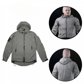 Тактический нейлон Soft Shell Speed Dry Seal PCU Куртка с капюшоном Боевая одежда Тренировочная форма Костюм Водонепроницаемый Ветрозащитный