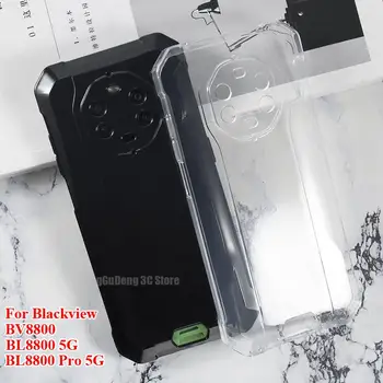 Ультратонкий прозрачный чехол для телефона Blackview BL8800 Pro 5G Funda Soft TPU Бампер Чехол для Blackivew BV8800 BL8800 5G Силиконовый чехол