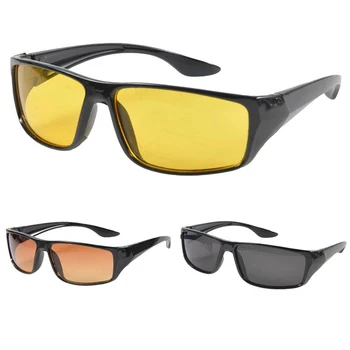Универсальные автомобильные очки для вождения мотоцикла Унисекс Антибликовые очки ночного видения Ветрозащитные пескозащитные очки Автоаксессуары