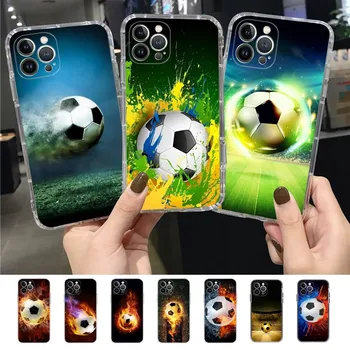 Футбольный футбольный мяч Чехол для телефона для iPhone 15 14 13 12 Mini 11 Pro XS Max X XR SE 6 7 8 Plus Мягкий силиконовый чехол