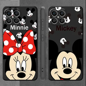Черный мягкий чехол для телефона Honor X8a 4G X9a 5G X8 20 Magic4 Magic5 Pro 70 90 Lite X7 X6 4G 8X Disney Микки Маус Минни Чехол