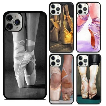 Чехол для телефона для балетных туфель для iPhone 14 15 13 12 Mini XR XS Max Чехол для Apple 11 Pro Max 6S 8 7 Plus SE2020 Coque