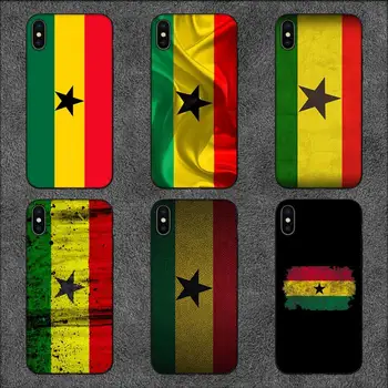 Чехол для телефона с флагом Ганы для iPhone 11 12 Mini 13 Pro XS Max X 8 7 6s Plus 5 SE XR Shell
