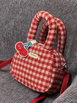 Элегантная сумка через плечо для женщин Европейская американская ретро сумка Hobo Дизайнерская сумка Сумки через плечо Повседневная маленькая сумка-шопер Кошелек