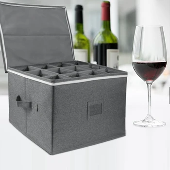 Ящик для хранения винных бокалов Складной ящик для хранения кубков