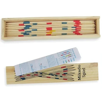 1 набор обучающих деревянных настольных игр Палка Традиционные палочки в японском стиле с коробкой Многопользовательская игра Изображение 2