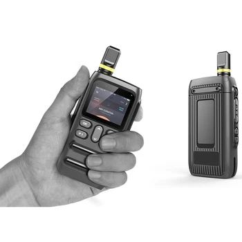 1Set JX-700 4G Общественная сеть Цифровая рация WIFI / Bluetooth Соединение GPS Позиционирование Сверхдлительное время ожидания Черный ABS Изображение 2