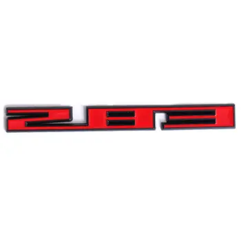 2 шт. Черный красный 283 логотип Авто Боковая дверь Крыло Металлическая отделка Значок Эмблема Универсальная Изображение 2