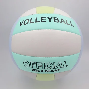 2023 Новый волейбольный тренировочный размер детали 5 Пляжная игра Волейбол Soft Touch Горячая распродажа для уличного тренировочного мяча для соревнований в помещении Изображение 2
