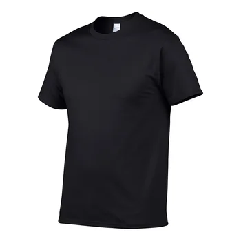 A2616 Совершенно новая мужская футболка из 100% хлопка O-образный вырез Чистый цвет Мужская футболка с коротким рукавом XS-3XL Мужские футболки Топ Футболка для мужчин Изображение 2