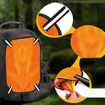 Blaze Оранжевая панель безопасности Охотничий рюкзак Навесное оборудование Панель безопасности высокой видимости Оранжевая панель безопасности для охоты и отдыха на открытом воздухе Дышащий Изображение 2