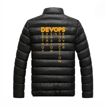 Devo PS-devo PS мужское хлопковое пальто на молнии с принтом Настоящее определение мужской одежды хип-хоп пальто Изображение 2