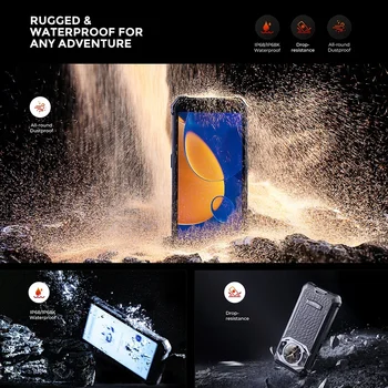 FOSSiBOT F101 PRO Прочный смартфон до 15 ГБ ОЗУ + 128 ГБ ПЗУ 5,45-дюймовый мобильный телефон FHD+ Android 13 10600 мАч 24 МП Сотовый телефон NFC Изображение 2