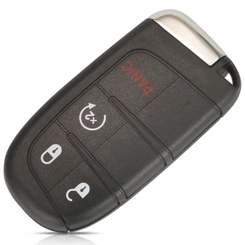 jingyuqin Smart Remote Car Key Shell Брелок для Jeep Renegade Компас 3/4/5 кнопок Авто внедорожник Брелок без ключа Чехол SIP22 Blade Изображение 2