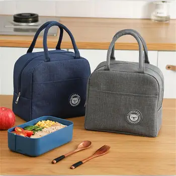  Keep Food Hot Износостойкие изоляционные сумки Прочная и многоразовая изоляция Изолированная сумка для обеда для работы и школы Герметичность Изображение 2