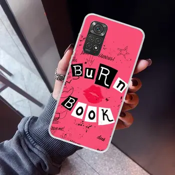 Mean Girls Burn Book Чехол для телефона Xiaomi Redmi Note 12S 12 11S 11 10S 10 Крышка 11E 11T Pro Plus 9 9S 9T 8 8T 7 Print Fundas Изображение 2