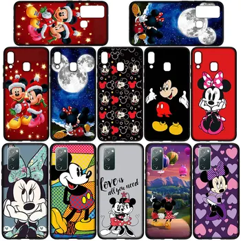 Mickey Minnie Mouse Симпатичный чехол для телефона для Xiaomi Poco X3 NFC GT X4 M2 M3 M4 Pro M5 10T 11T 11 12 C40 F3 A3 A2 Мягкий чехол Изображение 2