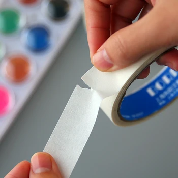 MOHAMM 1 рулон белой маскировочной ленты для покраски Клейкая защитная бумага Маркировка Упаковка Художественные ремесленные проекты Изображение 2