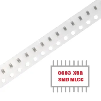 MY GROUP 100PCS SMD MLCC CAP CER 1UF 50V X5R 0603 Многослойные керамические конденсаторы для поверхностного монтажа в наличии Изображение 2