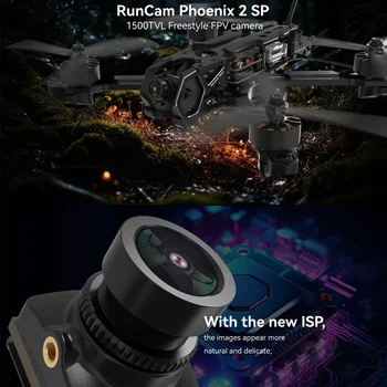RunCam Phoenix 2 SP Камера постоянного тока 5-36 В Соотношение экрана 4: 3 / 16: 9 7,5 г 19 * 19 * 21 мм ночной вид для RC FPV Racing Drones Quadcopter Изображение 2