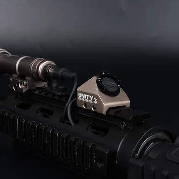 Tactical UNIT ModButton Горячая кнопка Дистанционный выключатель давления 2.5 SF PLUG для фонаря Surefir M300 M600 DBAL-A2 PEQ15 Изображение 2