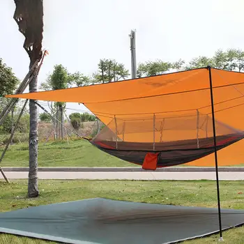 Wraparound Shade Pergola Anti-UV Регулируемая защелка На открытом воздухе Кемпинг Палатка Ткань Перфорированный дизайн Кемпинг Палатка На открытом воздухе Изображение 2
