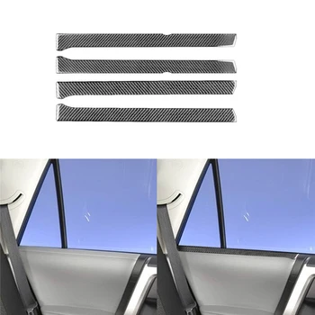  Автомобильные наклейки из углеродного волокна Дверные декоративные полосы Накладка крышки для Toyota Supercar 4runner 2010-2020 Аксессуары для интерьера Изображение 2