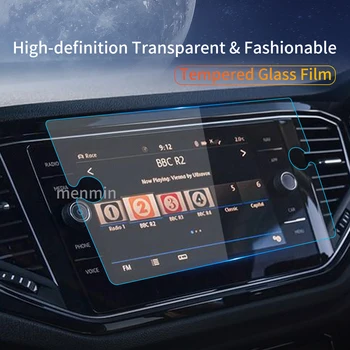 Автомобильные наклейки Счетчики Защитная пленка для экрана для VW T-ROC 2023 TROC Дисплей Защитная пленка из закаленного стекла Навигационная автомобильные аксессуары Изображение 2