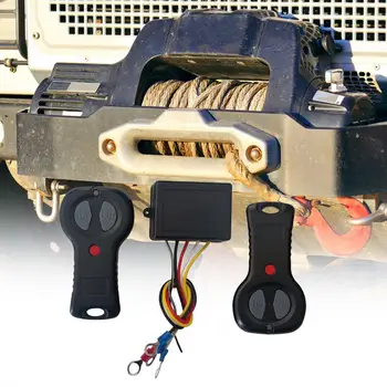 Беспроводной приемник лебедки + 2 шт. Комплект дистанционного управления для автомобильных прицепов квадроциклов Изображение 2