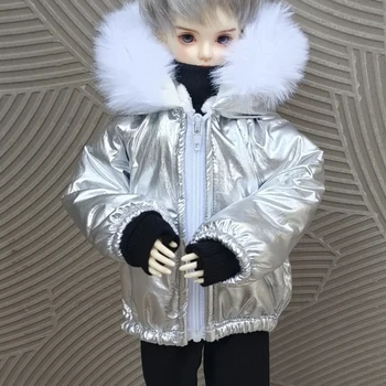  БЖД одежда для куклы, подходящая для модной хлопковой одежды размера 1/4, теплая зимняя одежда с капюшоном, универсальная одежда 1/4 аксессуары для кукол Изображение 2