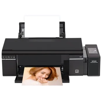 Горячая распродажа шестицветная этикетка продолжить струйный принтер в продажах Модель A4 автоматическая настольная идентификационная карта УФ-струйный принтер для L805 Изображение 2