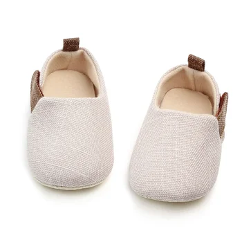 Детская нескользящая детская обувь Модная повседневная тканевая обувь для новорожденных Мальчики и девочки Обувь для ходьбы первого шага Младенцы Малыши Изображение 2