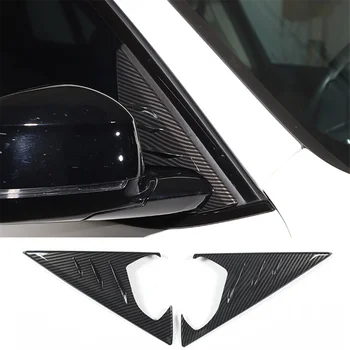 Для BMW X3 G01 2018-2022 Авто Зеркало заднего вида Боковое стекло Спойлер Треугольная крышка Аксессуары для отделки - ABS Carbon Fiber Изображение 2