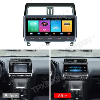 Для Toyota Land Cruiser Prado 150 2018 - 2022 Android Авто Радио 2Din Стерео Ресивер Авторадио Мультимедийный плеер GPS Навигационная голова Изображение 2