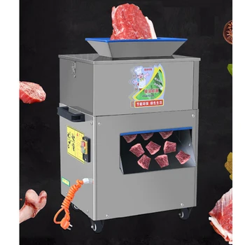  Машина для резки мяса Машина для резки мяса Промышленная мясорубка Замороженное мясо Рыба Утиные кубики Машина для резки Изображение 2