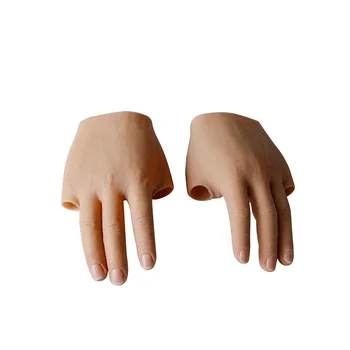 Медицинский индивидуальный реалистичный искусственный конечности силиконовые имплантаты моделирование протез руки с пальцем Изображение 2
