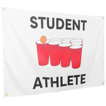  На открытом воздухе Студент Спортсмен Баннер Флаг Спортивные Вечеринки Полиэстер Однотонные Флаги Для Украшения Изображение 2