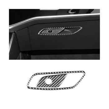 Наклейки из углеродного волокна для A6 C8 2019-2023 Автомобильная консоль Co-Pilot Перчаточный ящик Декоративная панель Отделка интерьера Аксессуары Изображение 2